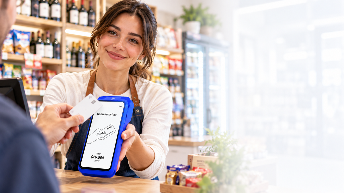 Modelo PRO 2 en minimarket o botillería